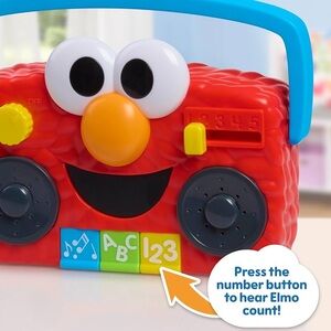 Sesame Street Elmo Take Along Boombox with Lights & Sounds,